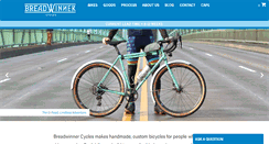 Desktop Screenshot of breadwinnercycles.com